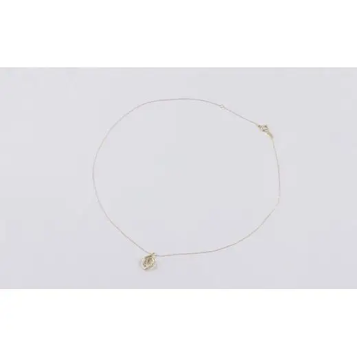 K18YG　ラボグロウンダイヤモンド　ネックレス　0.20ct　LDN17366B　K18　DIA　PN