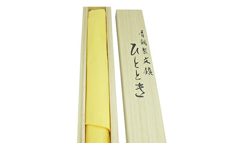 文鎮「ひととき（筆）」 高岡銅器 インテリア小物 おしゃれ ペーパーウェイト 民芸品 工芸品 雑貨 日用品 ぶんちん  FAD-0045