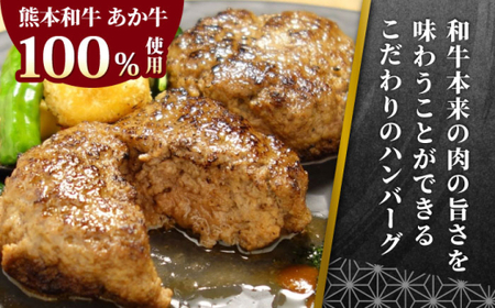 【全3回定期便】あか牛 100％ハンバーグ 約120g×6個 ハンバーグ[AYCQ083]
