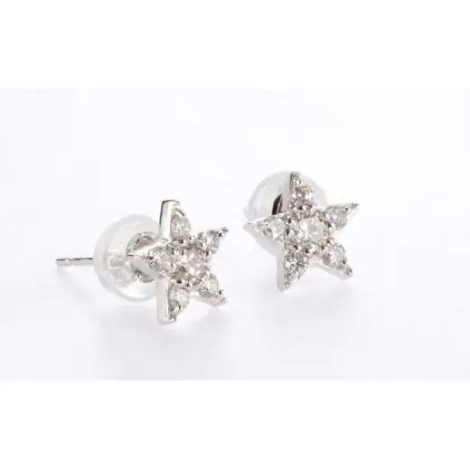 PT900ラボグロウンダイヤモンド　ピアス　スター　0.30ct　LDP16356A