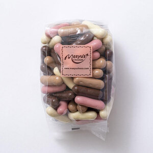 ミックスビスケットチョコ 1250g 250gx5袋 4月～10月発送 チョコレート チョコ スイーツ お菓子 おかし ミルク ホワイト イチゴ ミルクティー ギフト プレゼント 兵庫県 伊丹市