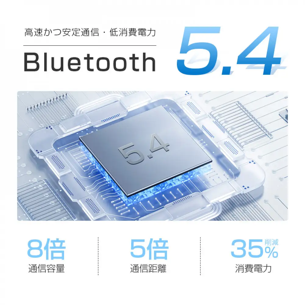 ワイヤレスイヤホン Bluetooth 5.4 【2025年最新型】 耳掛け式 安定装着 片耳タイプ 左右耳兼用 回転 開放感 周囲の音が聞こえる ハンズフリー通話 ENC ノイズリダクション 高音質 Bluetoothアダプター付き 瞬間接続 長時間持続 コンパクト 生活防水 iOS/Android/Windows対応