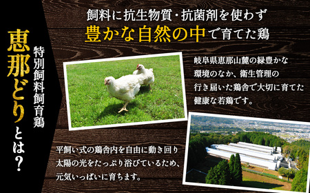 【毎月定期便（12ヵ月）】恵那どり　手羽中　冷凍　バラ凍【2kg】 [No.1144] ／ 鶏 お肉 とり 岐阜県