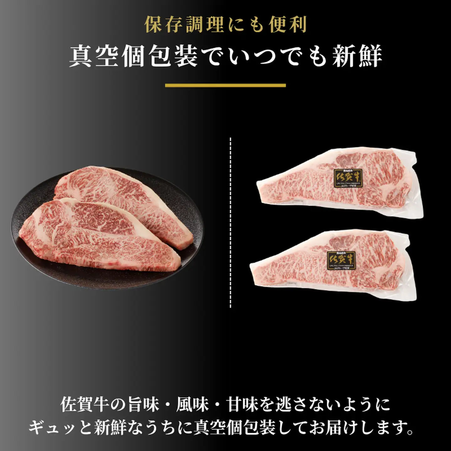 佐賀牛サーロインステーキ 400g：B220-038