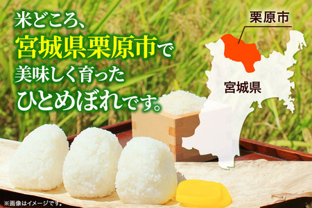 【白米】令和7年産 宮城県栗原産 ひとめぼれ 5kg（5kg×1袋）さっぱり モチモチ おにぎり お弁当