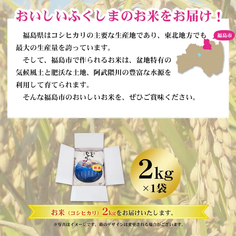No.3246 【令和7年産】 菅野房吉商店 福島市産コシヒカリ 2kg
