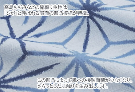 座布団 5枚組 高島ちぢみ_麻の葉【G0477】