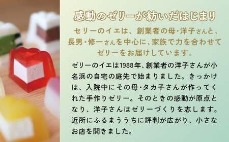 ★ZIP「旅するエプロン」で紹介されました★ゼリー 【ゼリーのイエ】12個（6個×2箱）セット いわき市 【ZR001-12s】