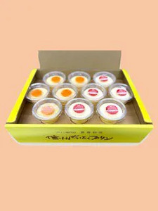 信州ぜいたくプリン定番２種(みるくとたまご5個、まろやかクリーミー5個)10個セット 