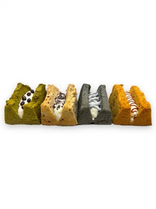 シフォンdeサンド 4種セット(キャラメル、城下町、チョコバナナ、抹茶)