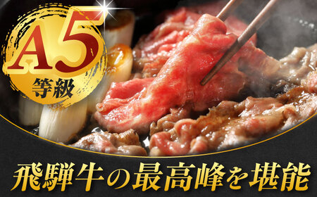 【6回定期便】 A5 飛騨牛 しゃぶしゃぶ・すき焼き用 350g / 白川町農業開発[AWAH025] 牛肉