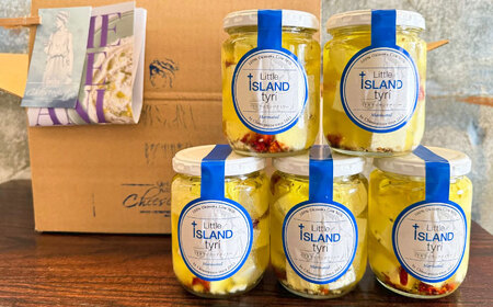 Cheeseanista チーザニスタ Little Island tyri リトルアイランドティリー (ギリシャ風マリネードチーズ 牛乳×5) 沖縄市 / Little GREEK Kitchen[BCAT002]