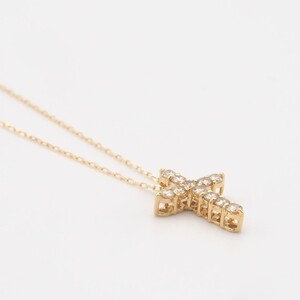 K18 0.2ct ダイヤモンド ペンダントネックレス　FHH-019844