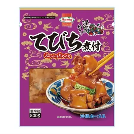 沖縄ホーメル コラーゲンたっぷり てびちの煮付け 計4800g(800g×6P)【配送不可地域：離島】【1687060】