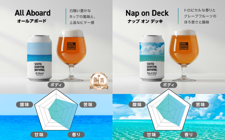常温クラフトビール (350ml) 3種飲み比べパック (各2本) / ビール クラフトビール 麦酒 酒 飲み比べ セット 缶 ギフト 贈答用 プレゼント 【SOUTH HORIZON BREWING】[ATEU004]