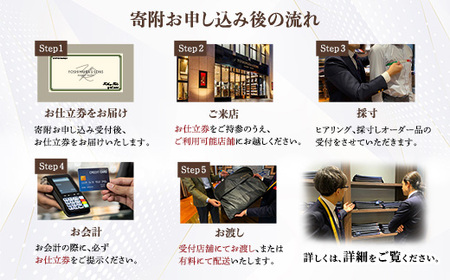 15,000円相当オーダーシャツお仕立て券【吉村株式会社】