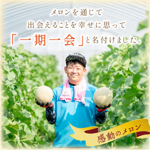【1268】やまの農園　感謝のメロン～一期一会「うしわか」～1玉≪先行予約≫【2026年7月中旬より順次発送予定】