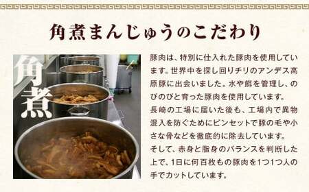 【7営業日以内に発送予定】長崎角煮まんじゅう 10個（袋） 角煮まんじゅう 角煮まん 角煮 豚角煮 豚の角煮 冷凍