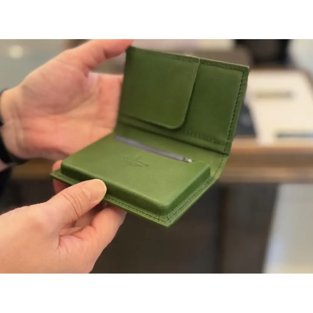 革職人が作る牛革名刺入れ Card case［GRN］