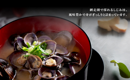 朝食セット 天然新巻鮭切り身5切と網走湖のしじみ貝1kg ABB162