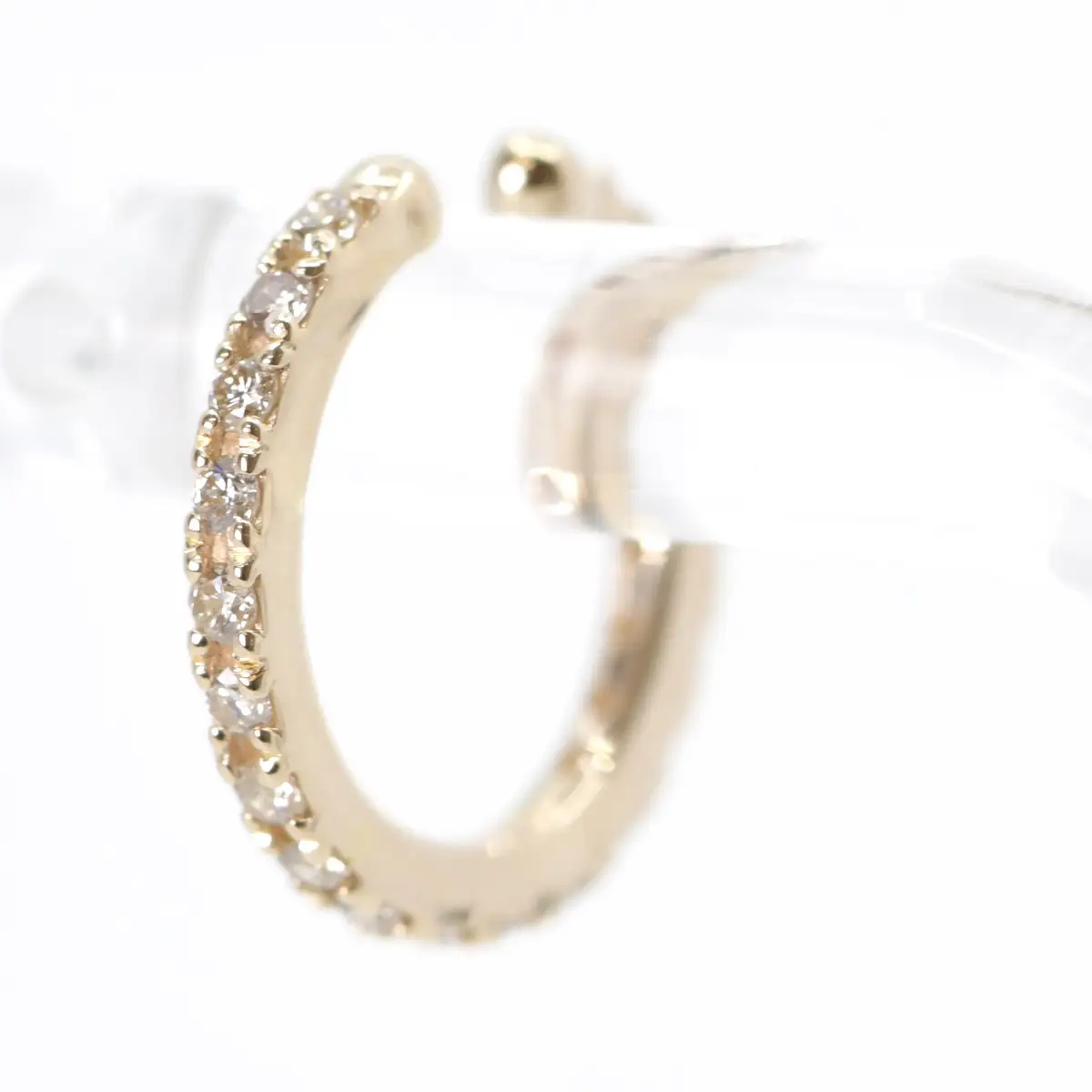 0.2ct 10金 イヤーカフ イエローゴールド 管理番号RTJ-019 246-001-YG