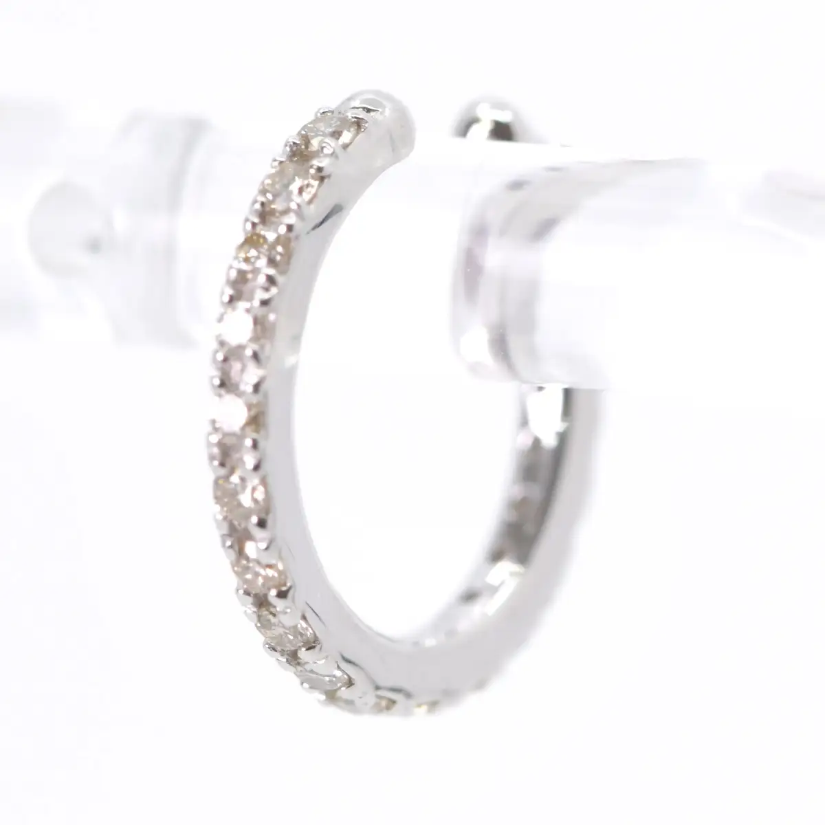0.2ct 10金 イヤーカフ ホワイトゴールド管理番号RTJ-019 246-001-WG
