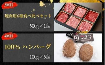 【4回定期便A】牛肉 美熊野牛 牛肉定期便【okad-tkb0019】