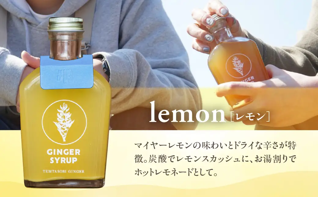 クラフトジンジャーシロップ レモン 飲料