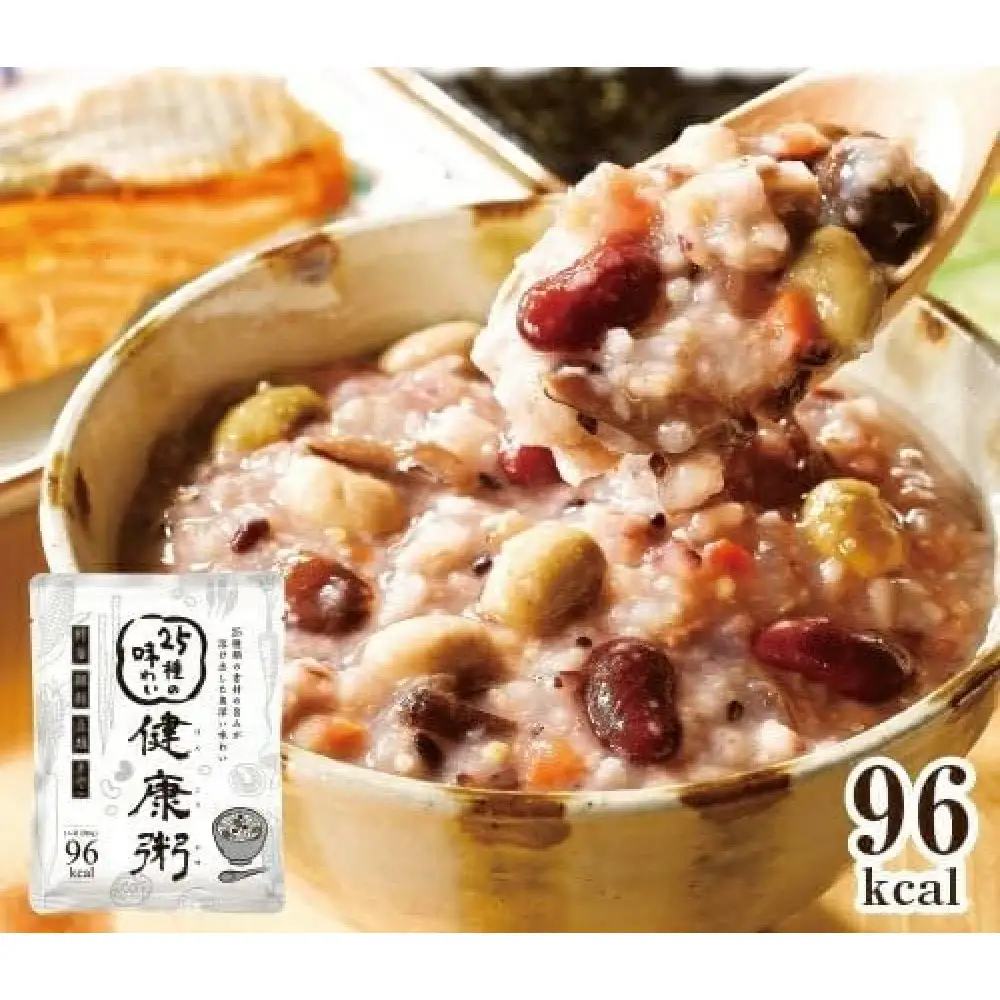 25種の味わい健康粥2種セット　8袋　（塩4袋　かつお昆布4袋）