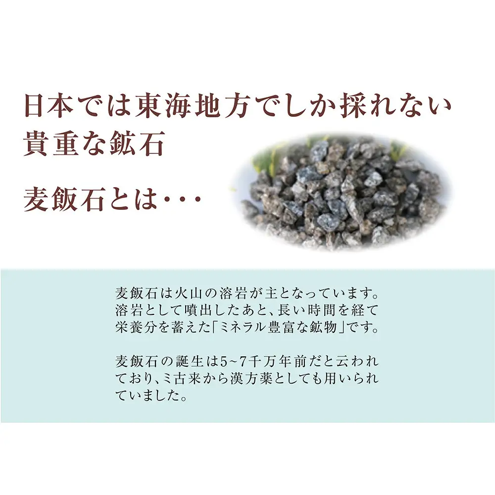 麦飯石のもち泡洗顔　100ｇ×2本