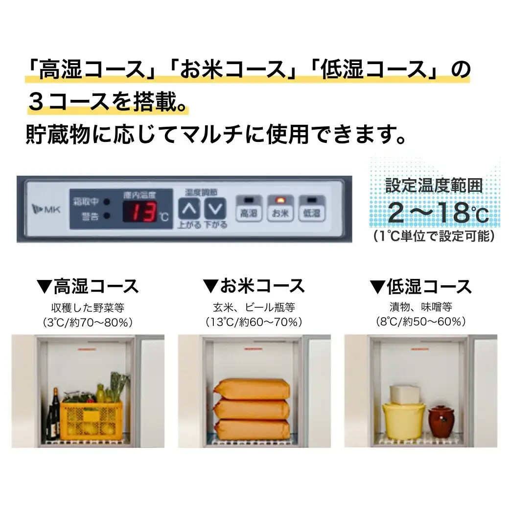 低温貯蔵庫「まるごとどんと」MC-0253｜ミニ冷蔵庫