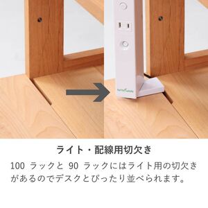 学習デスク(カルロ 90ラック)