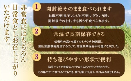 5年保存！ 備蓄おにぎり （梅かつお） 10個 （100g×10個） 計1kg おにぎり ご飯 ごはん 梅 うめ かつお カツオ 5年 非常備蓄食料 非常食 防災 保存食 備蓄 長期保存 非常用 ローリングストック 災害備蓄 防災備蓄 食品 おすすめ お取り寄せ