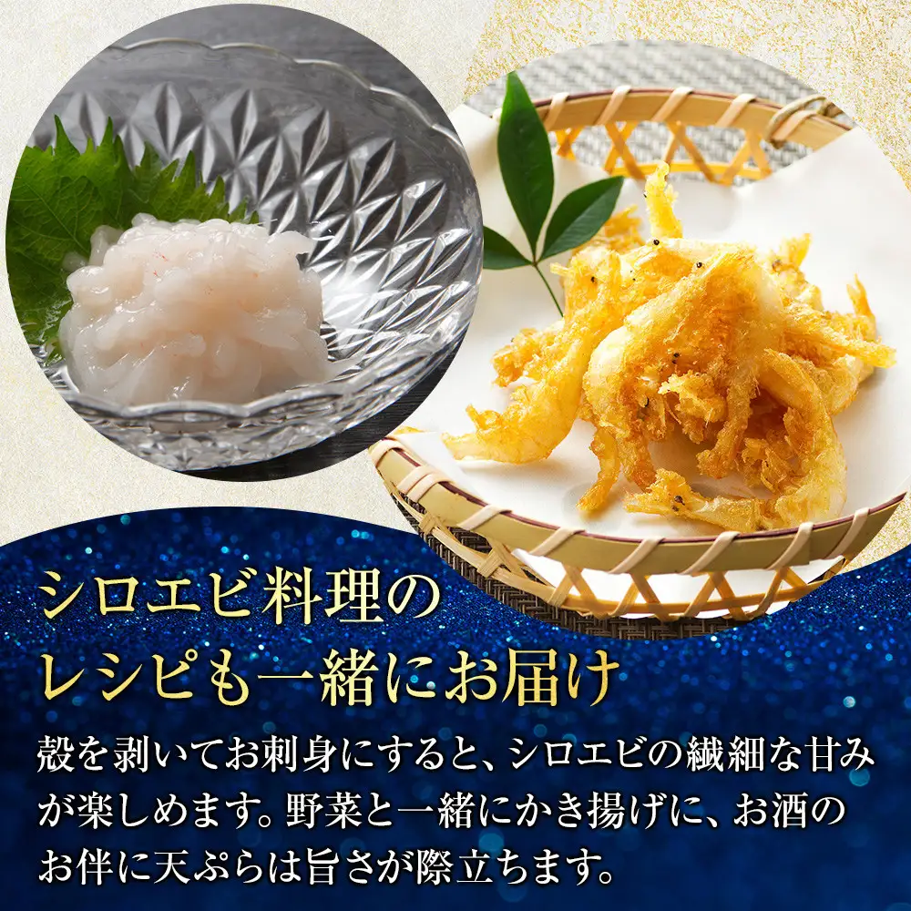 富山湾のシロエビ（殻付き）300g