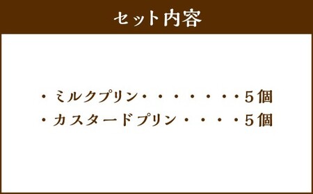 【2回定期便】 プリン 2種セット （ミルク ・ カスタード） 約900g （約90g×10個） （合計約1.8kg） 2種類 ぷりん 牛乳 洋菓子 菓子 お菓子 セット 定期便 北海道 小樽市 冷凍