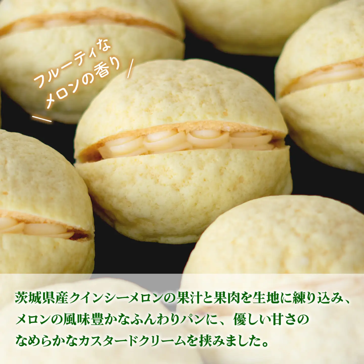 自慢の逸品!! 究極のメロンパン 10個入×1箱 K2664