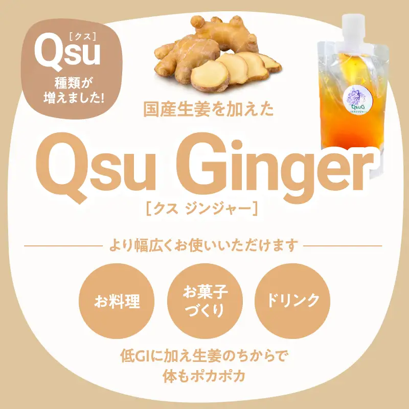 QsuGinger KN098-007 調味料 加工食品 シロップ