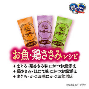 銀のスプーン 三ツ星グルメ しみ旨 お魚仕立て お魚・鶏ささみレシピ 3種のアソート 160g×14箱