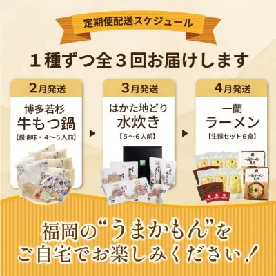 Z99-85 寄附額改定↓↓ 福岡グルメ定期便（水炊きセット） 水炊き