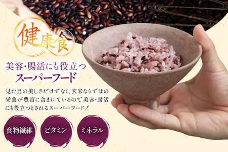 古代米 令和7年産 石川県産 黒米 200g x 2袋 計400g 国産 無農薬 [農事組合法人かさの郷 石川県 津幡町 tb17bgj610000] 