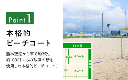 エボレパーク 終日プラン 利用券 ビーチスポーツ ビーチバレー ビーチサッカー スクール ダイエット 運動 レクリエーション イベント フェス 菊陽町 熊本【エボレジャパン株式会社】[BHBC005]