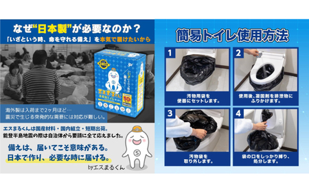 非常用携帯トイレ 25回分 【養老鉄道トレインBOX】 非常用トイレ 防災グッズ 防災備蓄 岐阜市 / エスイーアイ[ANDV011]