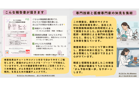 ネコ がんリスク検査【大切な家族のために】 ペット 検査キット 早期発見 岐阜市 / 株式会社e-NA Biotec[ANHE001]