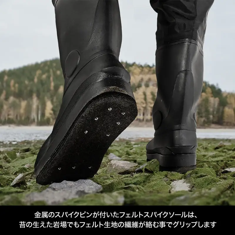ヒップウェーダープラス フェルトスパイクソール（XXL/28-28.5cm）