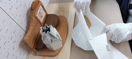 ペットの手元供養の遺骨のパウダー加工＋合同葬埋葬＋遺骨アクセサリー雲形チャーム