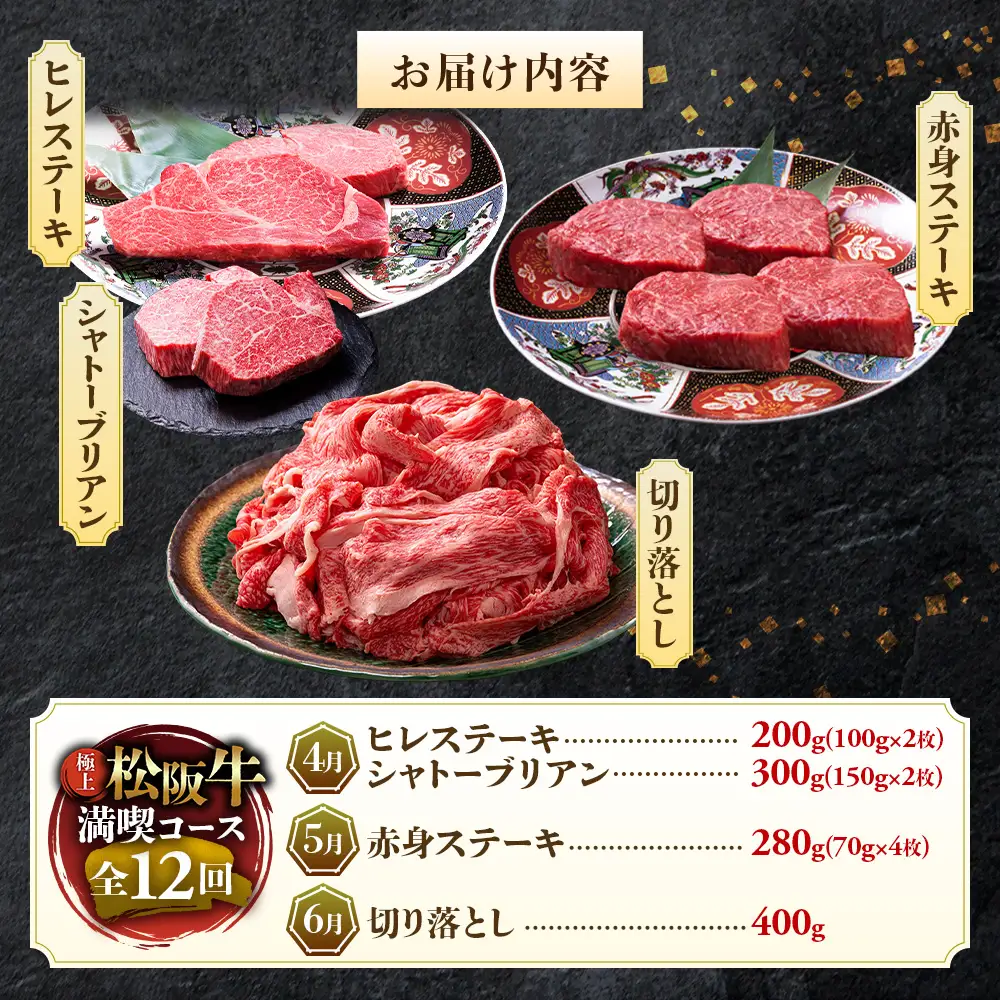1月開始 松阪牛 定期便 12回 松坂牛