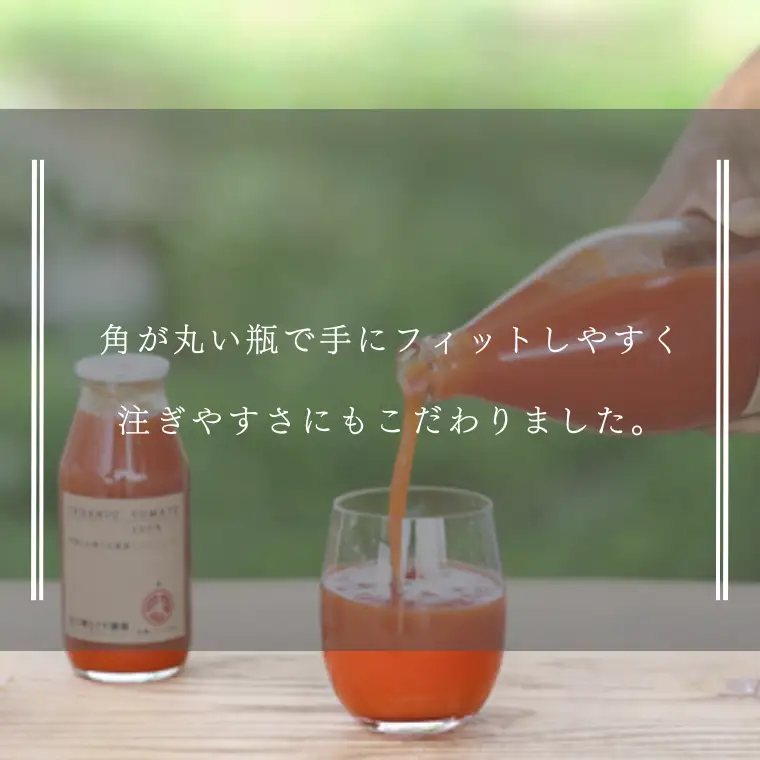 有機トマトだけで作った無添加100％トマトジュース　1000ml×2本（ST-104-01）