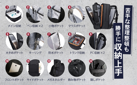 大容量リュック 45L [BEMOVITA] 