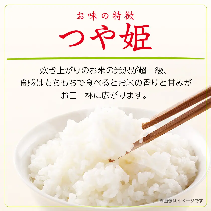 【毎月定期便】山形県産特別栽培米「つや姫」5kg(5kg×1袋)全3回【4076718】