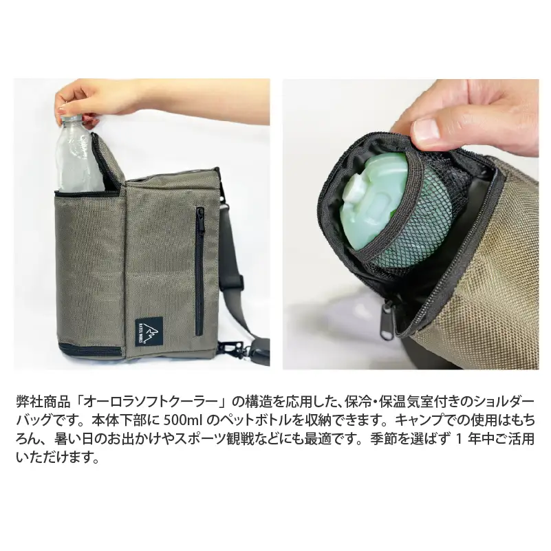 【 RATEL WORKS（ラーテルワークス） 】AURORA SHOULDER BAG ( オーロラショルダーバッグ ) （BLACK）/RWS0200BK　